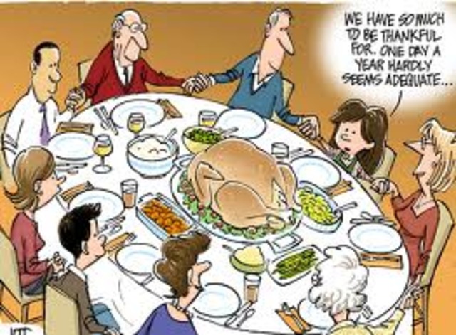 First family thanksgiving.