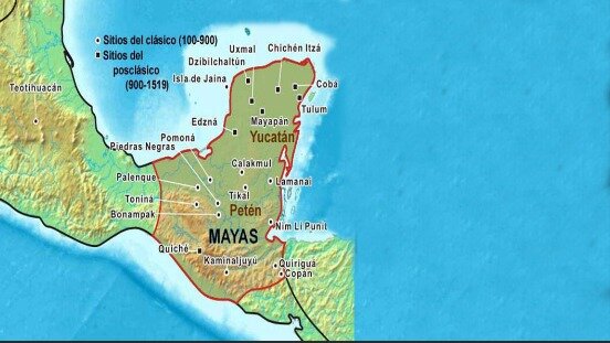 Surgimiento de los mayas