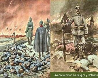 Alemania conquista Bélgica