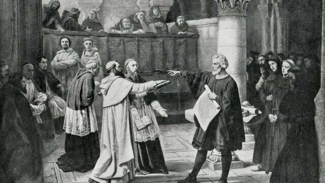 Giordano Bruno es quemado en la hoguera declarado hereje por la Iglesia.