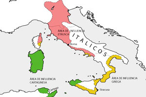 Se funda Roma en la Península Itálica