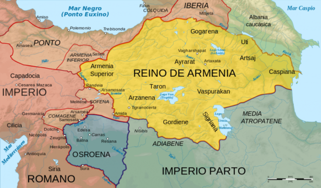 Armenia y Mesopotamia se anexan al Imperio Romano