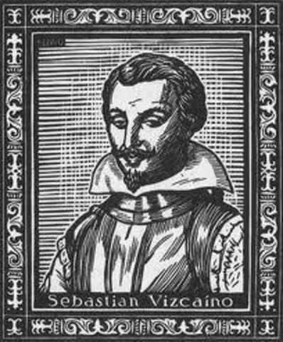 Sebastián Vizcaíno named places