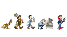 Timeline: Evolución del Trabajo por Andrés Solís Cota