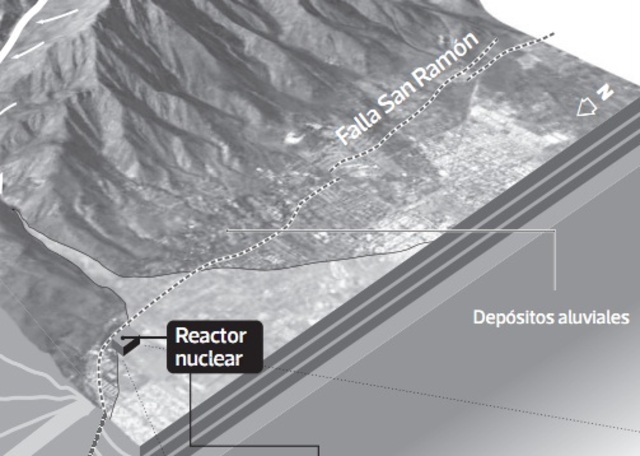 Revelan posibles riesgos en zona de reactor de La Reina en caso de terremoto