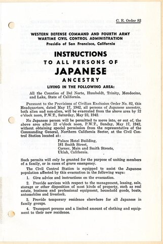 The relocation of minorities