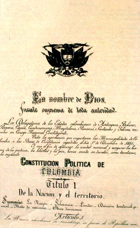 Constitucion de 1886