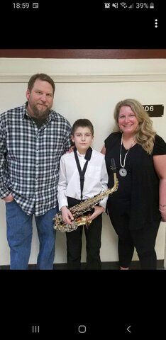 First time playing an instrument