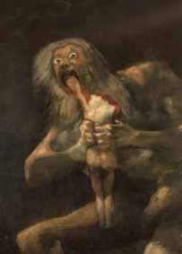 SATURN DEVOURING HIS SON (One of the most famous)