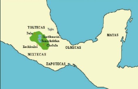 Surgimiento de los toltecas