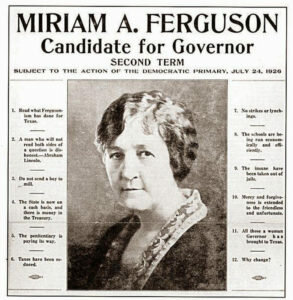 First Female Texas Governor takes Office
