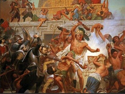 Caída del imperio azteca (Tenochtitlán)