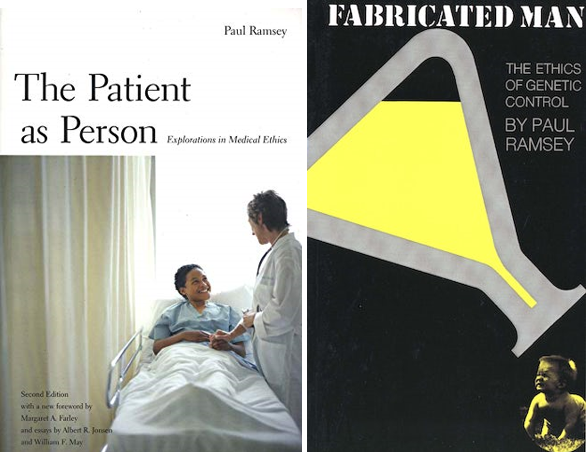 Publicación de los volúmenes "The patient as person" y "Fabricated man" por P. Ramsey.