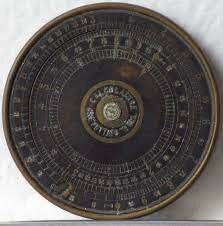 Regla circular del calculo