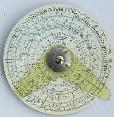 Regla circular de cálculo