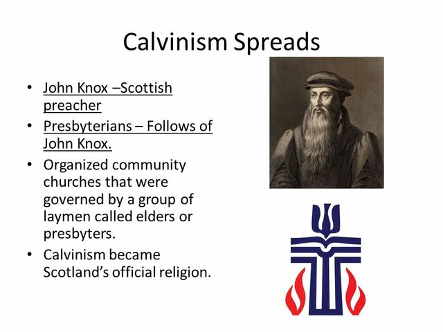Scotland becomes Calvinist