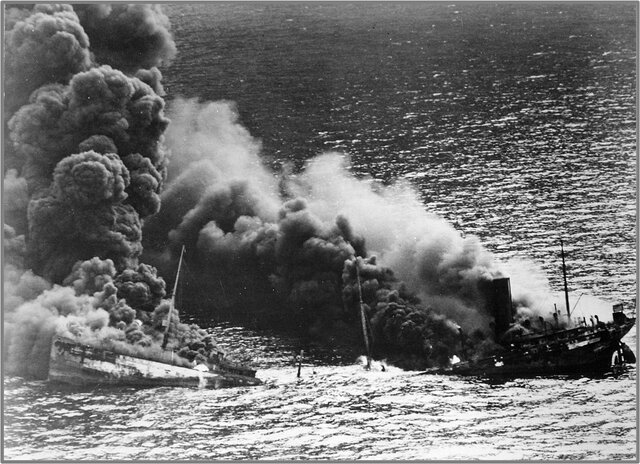 Germans Start Sinking U.S. Ships