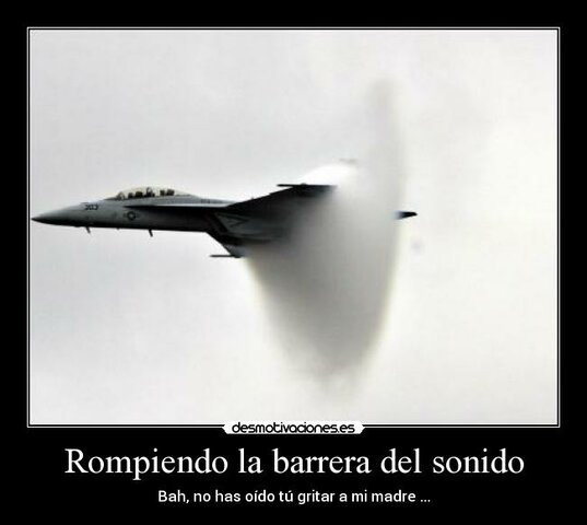 Rompen la barrera del sonido