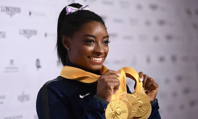 Los cuatro oros de la gimnasta estadounidense, Simone Biles