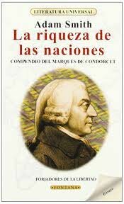 Adam Smith publica “La riqueza de las naciones”.