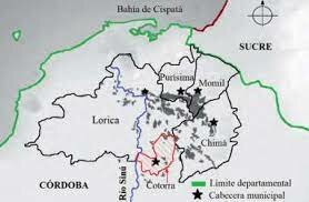 Categoría de corregimiento para el municipio de Cotorra