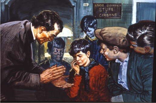 Llegada de Miguel Rúa al Oratorio