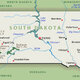 South dakota map