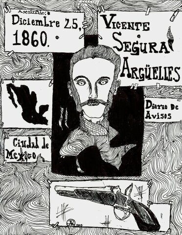 El primer periodista muerto de México (Vicente Segura Argüelles)