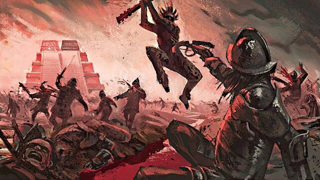 Caída de Tenochtitlan, Hernán Cortés conquista la capital mexica. Se inicia la etapa hispana