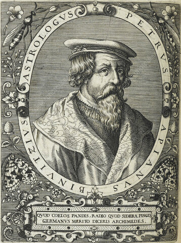 Peter Apian registra que la cola de los cometas apunta siempre en dirección contraria al Sol.