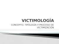 Primer Simposio Internacional de Victimologia