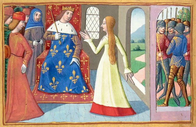 Janne d'Arc läks kuninga jutule