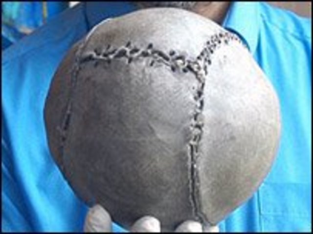 A 450 year old soccer ball