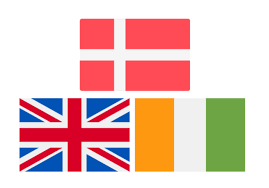 Adhesión de Reino Unido, Irlanda y Dinamarca.