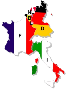 Estados fundadores de la CEE