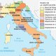Mapa la unificación italiana