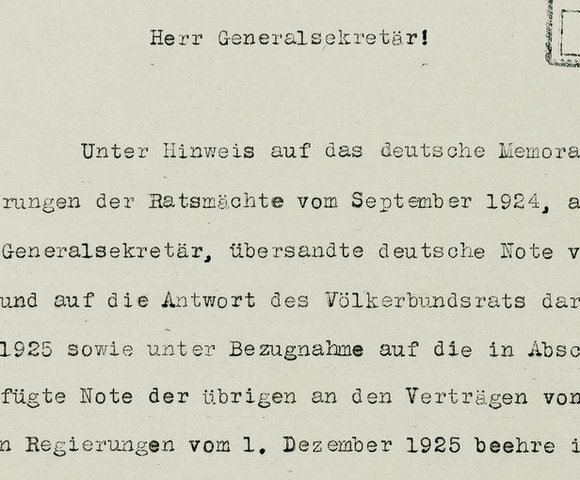 Alemania y la Sociedad de Naciones