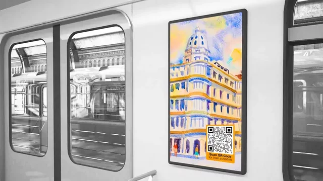 En estaciones de tren y paradas de autobús