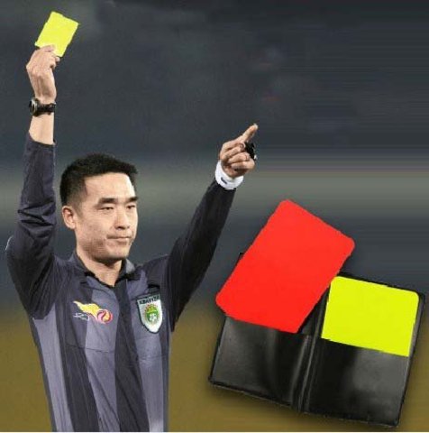 Red & Yellow cards were introduced