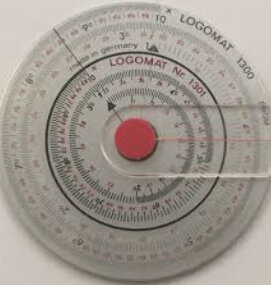 La regla circular de calculo