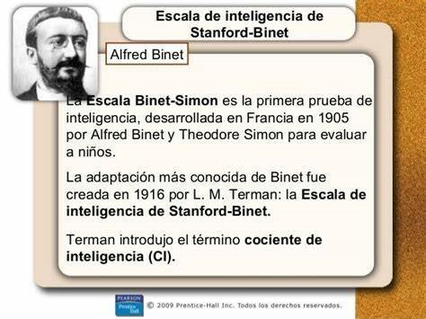 ESCALA DE INTELIGENCIAS DE STANFORD BINET