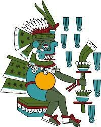 3rd Sun Tlaloc god of fertility rain and water