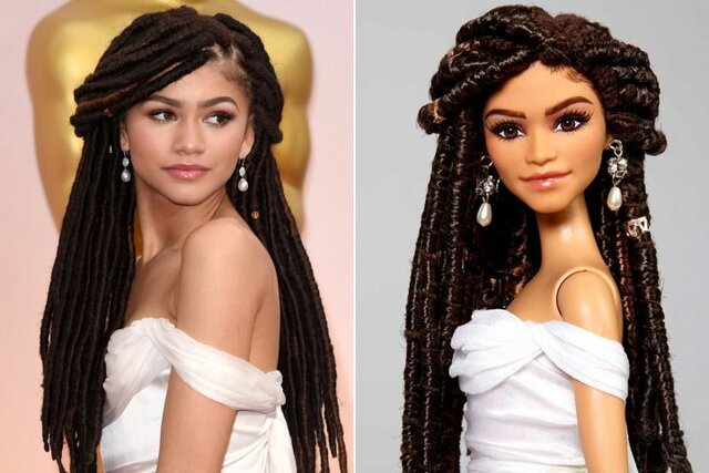 Zendaya as a Barbie