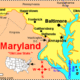 Maryland map