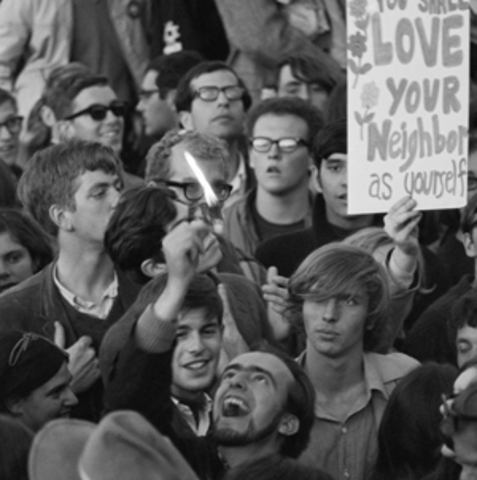 Mass Draft Protests in U.S.