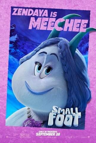 from the Marvel Cinematic Universe, Meechee in the computer-animated musical comedy Smallfoot (2018)