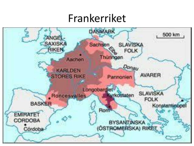 Frankerriket deles i tre
