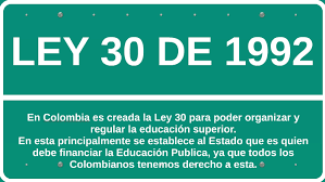 Ley 30 de 1992