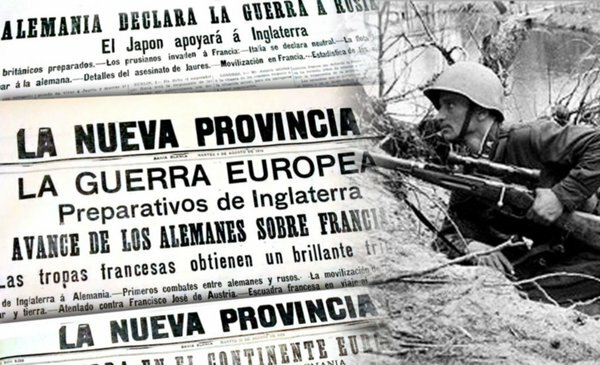 Alemania declara la guerra a Rusia.