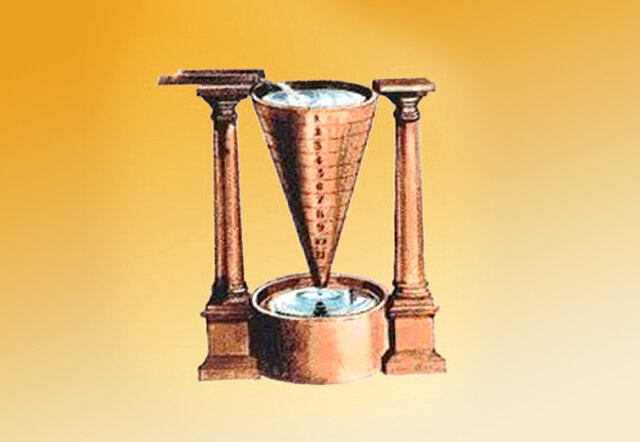 clepsidra o reloj de agua